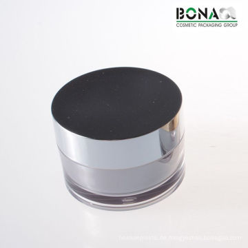 30g Acryl Cream Jar mit Shinny metallisierte Kappe